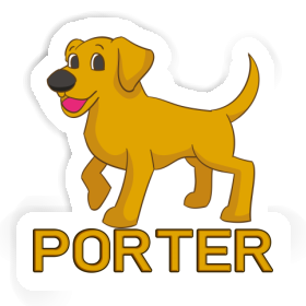 Porter Sticker Dog Image