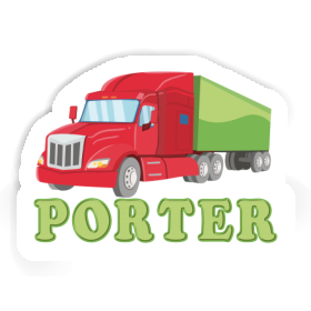 Autocollant Camion Porter Image