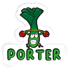 Porter Sticker Weight Lifter Image