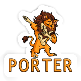 Lion Sticker Porter Image