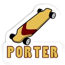Porter Aufkleber Longboard  Image
