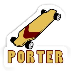 Autocollant Longboard Porter Image