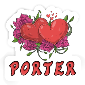 Symbole d'amour Autocollant Porter Image