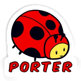 Autocollant Porter Coccinelle Image