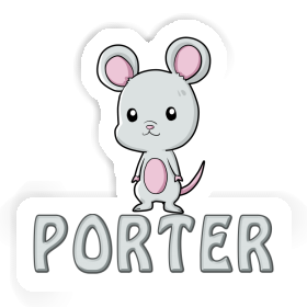 Porter Autocollant Souris Image