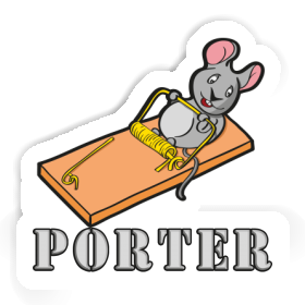 Porter Aufkleber Maus Image