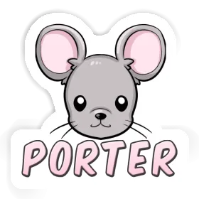 Souris Autocollant Porter Image