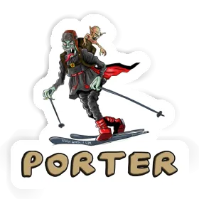 Sticker Telemarker Porter Image