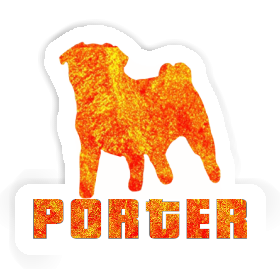 Sticker Porter Mops Image