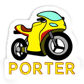 Sticker Motorcycle Porter Image