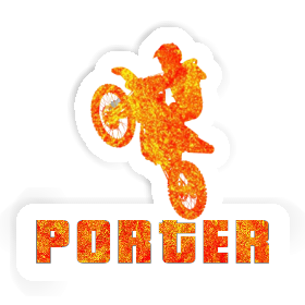 Sticker Porter Motocross-Fahrer Image