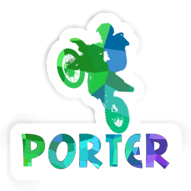 Aufkleber Porter Motocross-Fahrer Image
