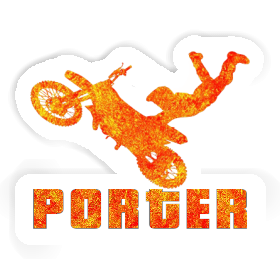 Porter Sticker Motocross Jumper Image