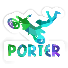 Sticker Porter Motocross Rider Image