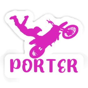 Sticker Porter Motocross Rider Image