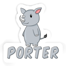 Rhino Sticker Porter Image