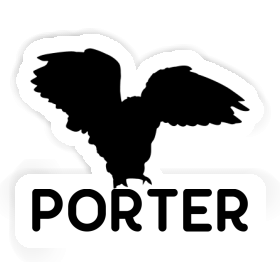 Owl Sticker Porter Image