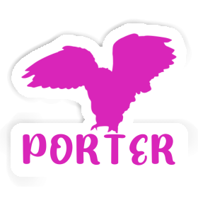 Autocollant Hibou Porter Image