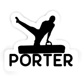 Gymnast Sticker Porter Image