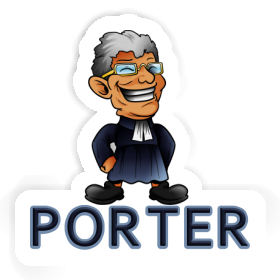 Sticker Porter Pastor Image