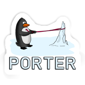 Sticker Penguin Porter Image