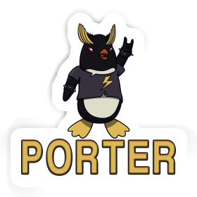 Sticker Porter Rocking Penguin Image