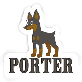 Aufkleber Porter Pinscher Image