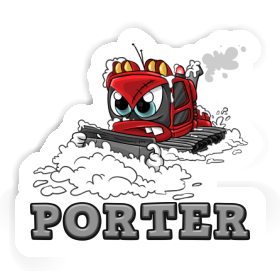 Porter Sticker Snow groomer Image