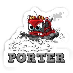 Sticker Pistenfahrzeug Porter Image