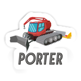 Porter Sticker Snow Groomer Image