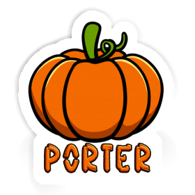 Porter Sticker Pumpkin Image