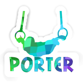 Ring gymnast Sticker Porter Image