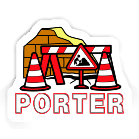 Chantier Autocollant Porter Image