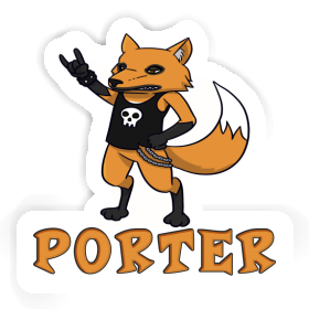 Aufkleber Fuchs Porter Image