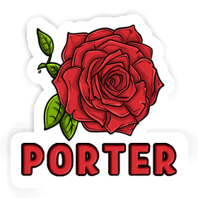 Sticker Rose Porter Image