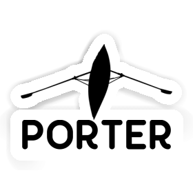 Sticker Porter Rowboat Image