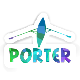 Sticker Porter Rowboat Image