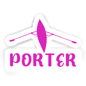 Sticker Porter Ruderboot Image