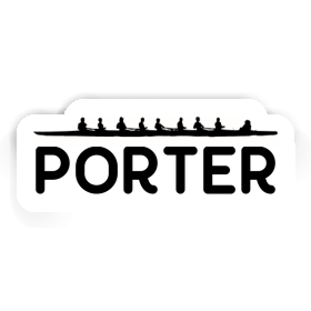 Sticker Porter Rowboat Image