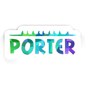 Sticker Porter Rowboat Image