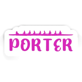 Sticker Ruderboot Porter Image
