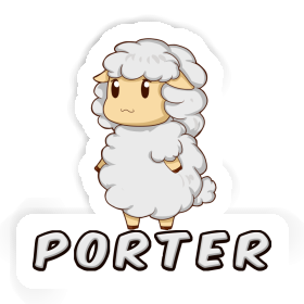 Sticker Porter Sheep Image