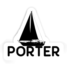 Sticker Segelboot Porter Image