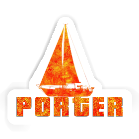 Segelboot Sticker Porter Image