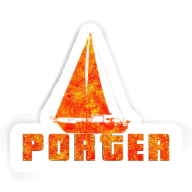 Sticker Segelboot Porter Image