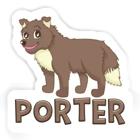 Porter Autocollant Chien Image