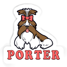 Sticker Shih Tzu Porter Image