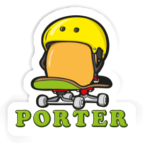 Skateboard-Ei Sticker Porter Image