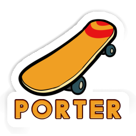 Porter Aufkleber Skateboard Image