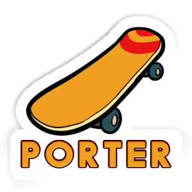 Autocollant Skateboard Porter Image